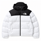 Nuptse Short Jacket – Snow White
