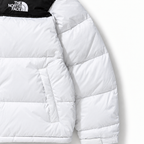 Nuptse Short Jacket – Snow White
