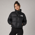 Women's Nuptse Short Jacket – Black