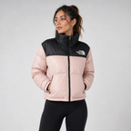 Women's Nuptse Short Jacket – Metal Pink