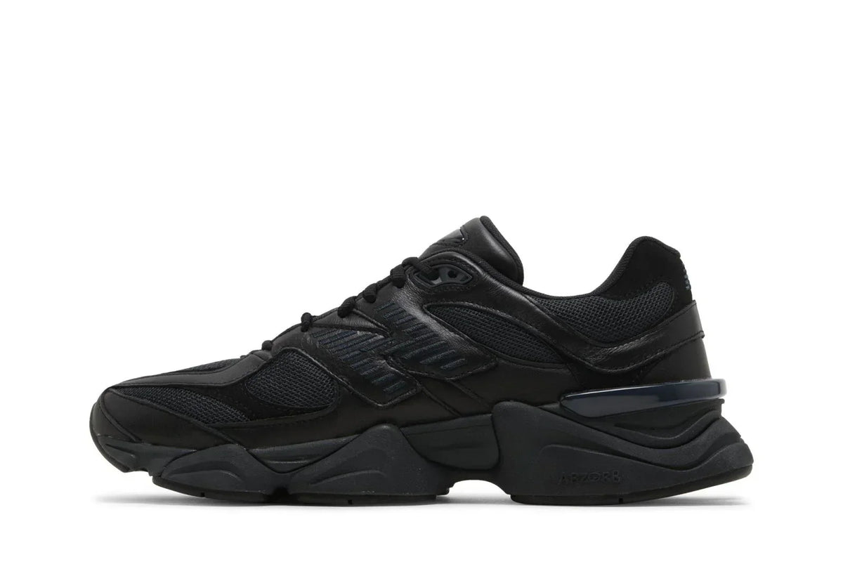 9060 "Triple Black Suede Patent"